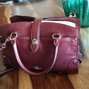 Coach Mercer 24 Handbag, Red